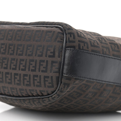 Fendi Zucchino Small Hobo Brown 9 of 13