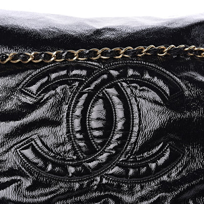 Chanel Vinyl XXL Rock and Chain Flap Black 12 of 12