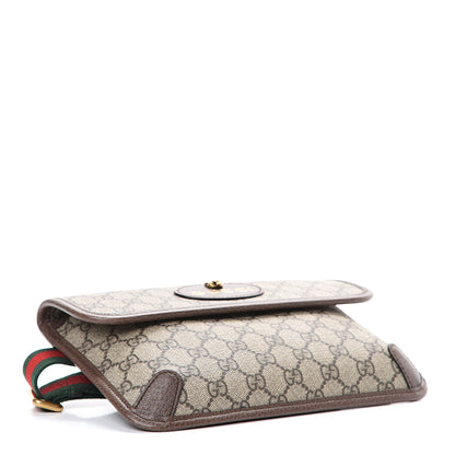 Gucci GG Supreme Monogram Neo Vintage Web Belt Bag Brown 3 of 9