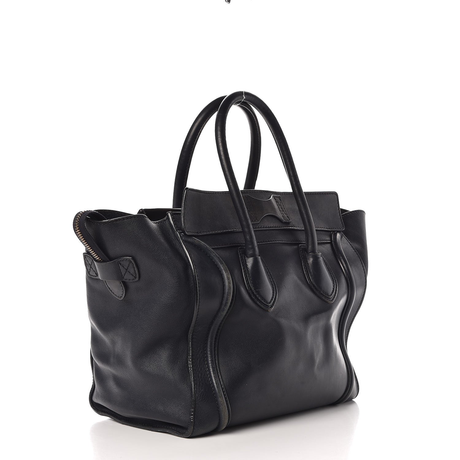 Celine Smooth Calfskin Mini Luggage Navy Blue 3 of 21