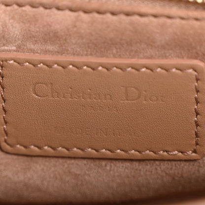Christian Dior Ultra Matte Calfskin Cannage Mini Lady Dior Light Beige 6 of 10
