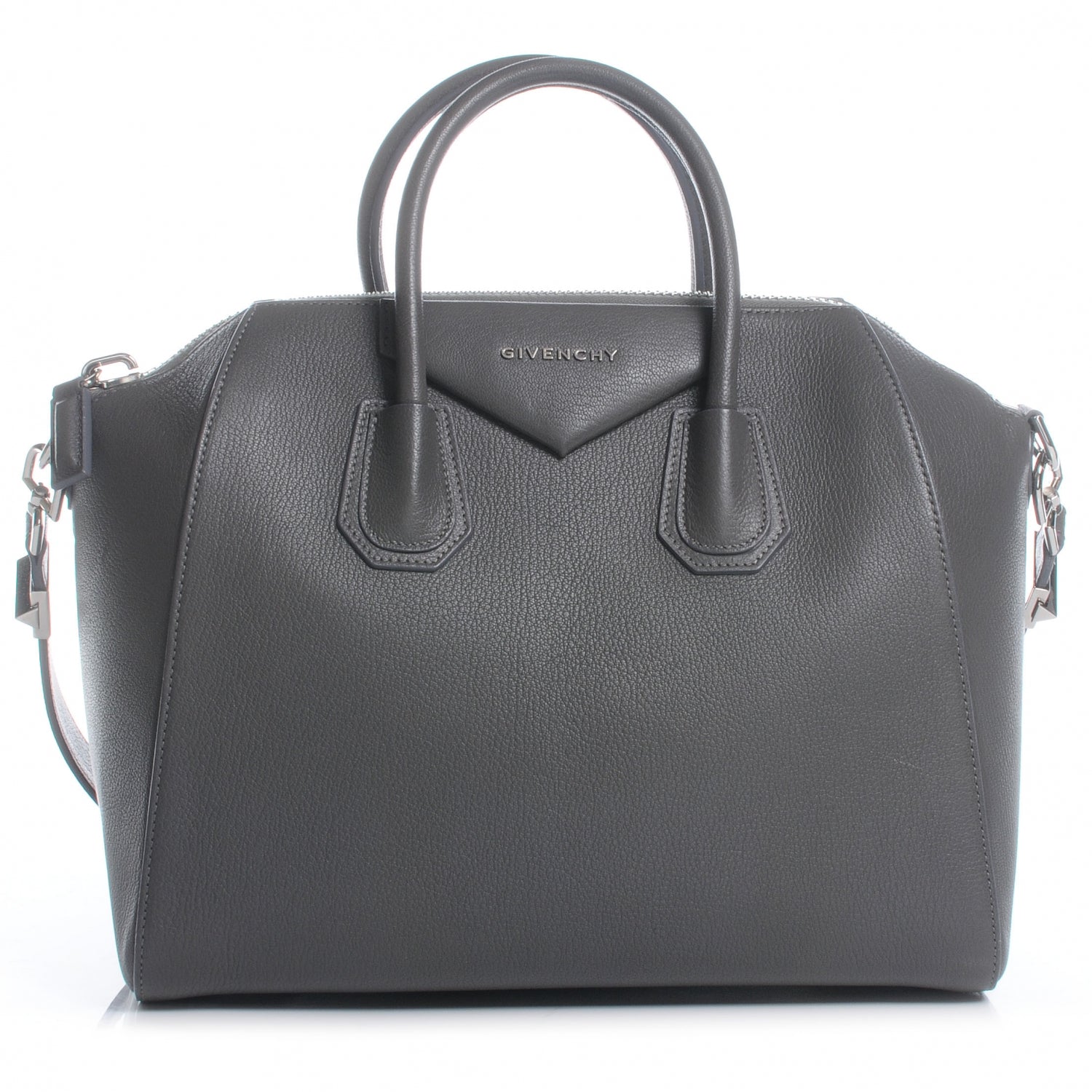 Givenchy Goatskin Medium Antigona Elephant Grey 1 of 8