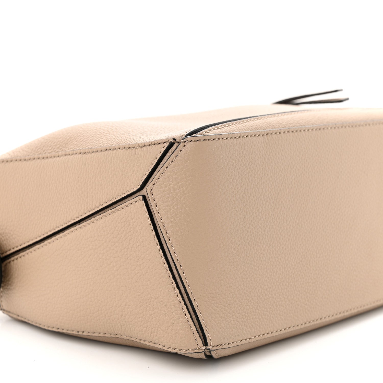 Loewe Grained Calfskin Small Puzzle Bag Sand 8 of 9