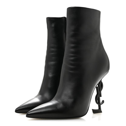 Saint Laurent Nappa Vendome Opyum 110 Ankle Boots 39 Black 4 of 9