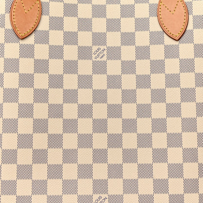 Louis Vuitton Damier Azur Neo Neverfull MM Rose Ballerine 9 of 13