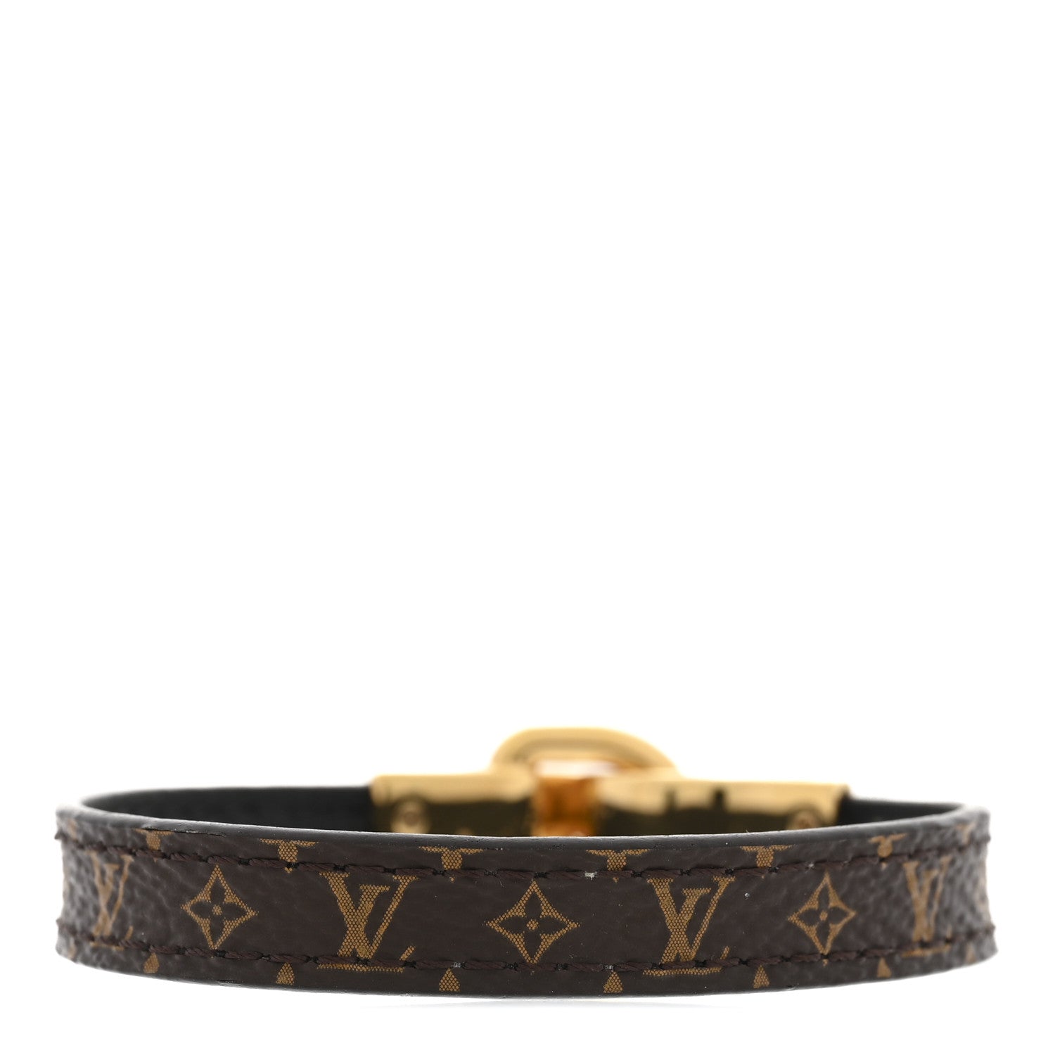 Louis Vuitton Monogram Fasten Your LV Bracelet 17 3 of 8