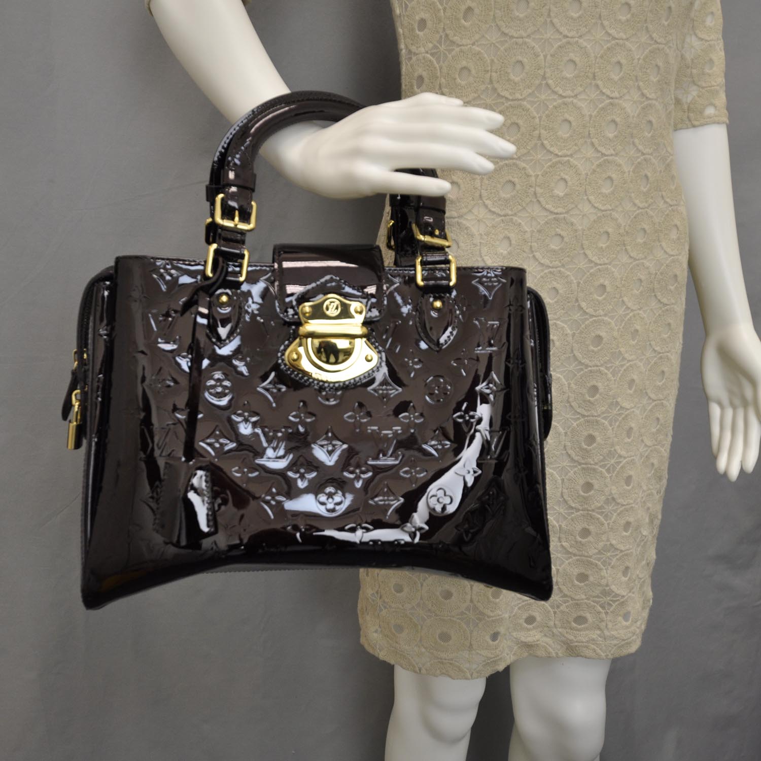 Louis Vuitton Vernis Melrose Avenue Amarante 2 of 10
