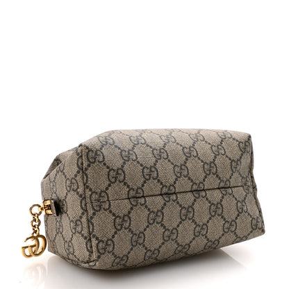 Gucci Soft GG Supreme Monogram Calfskin Medium Ophidia Cosmetic Case Beige Ebony New Acero 4 of 8