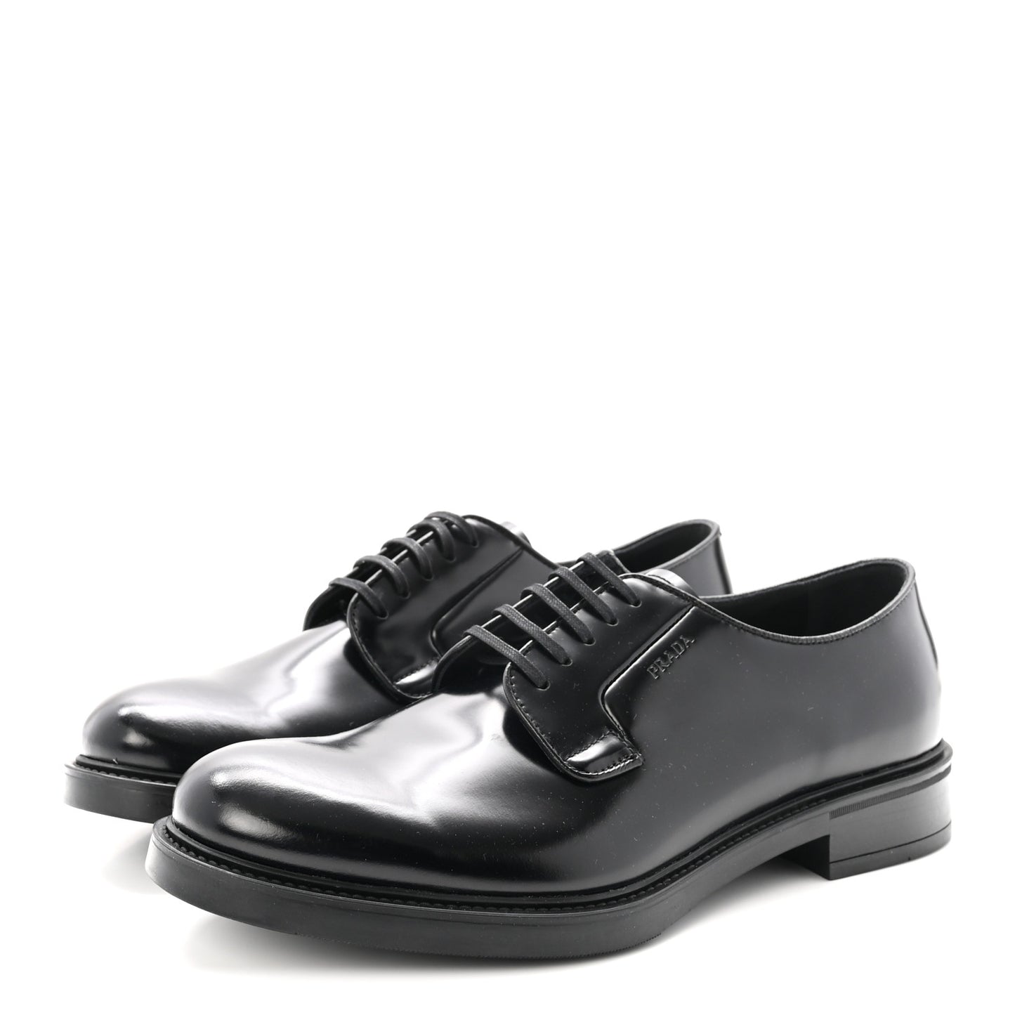 Spazzolato Mens Derby Loafers 9 Black