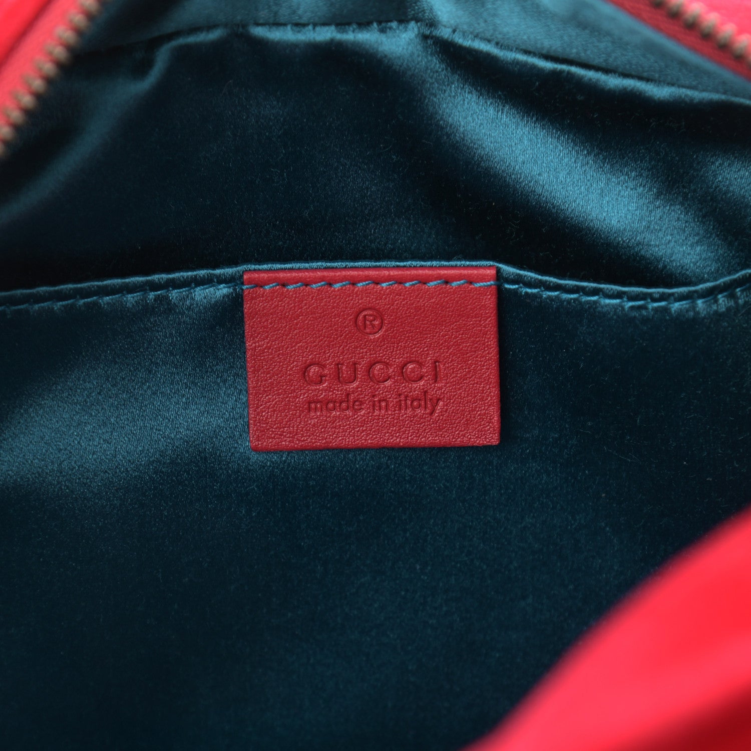 Gucci Velvet Matelasse Small GG Marmont Chain Shoulder Bag Hibiscus Red 6 of 10