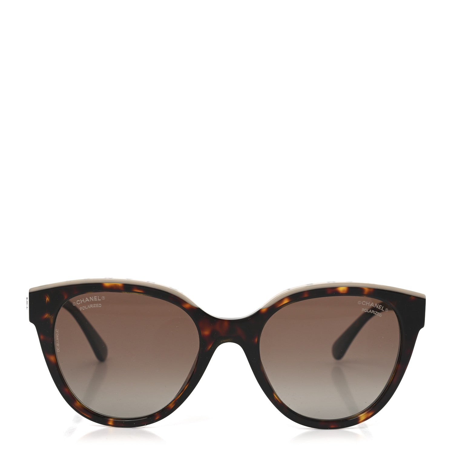 Chanel Acetate Polarized CC Butterfly Sunglasses 5414 Tortoise 2 of 7