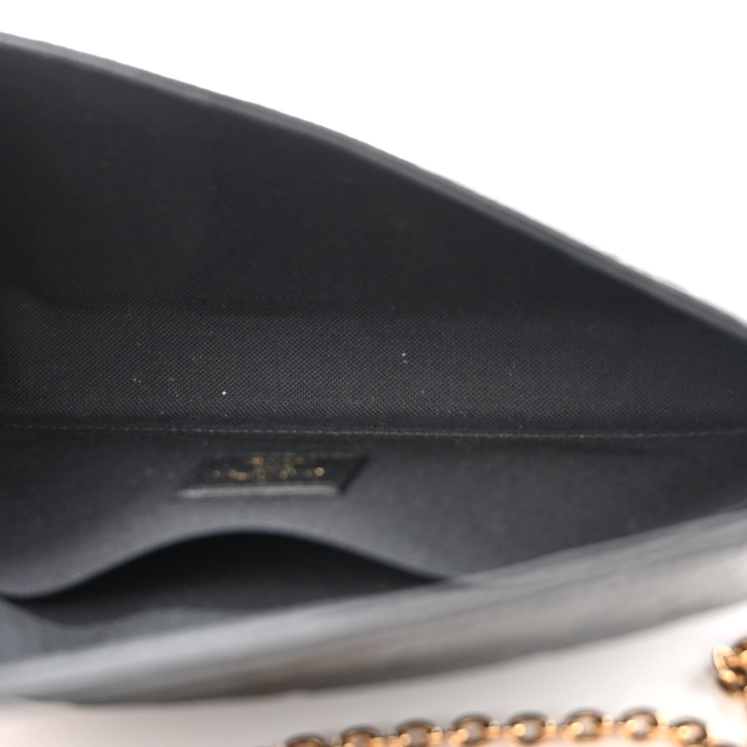 Louis Vuitton Empreinte Pochette Felicie Chain Wallet Black 6 of 10