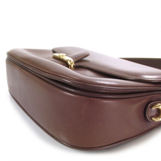 Leather Shoulder Bag Brown