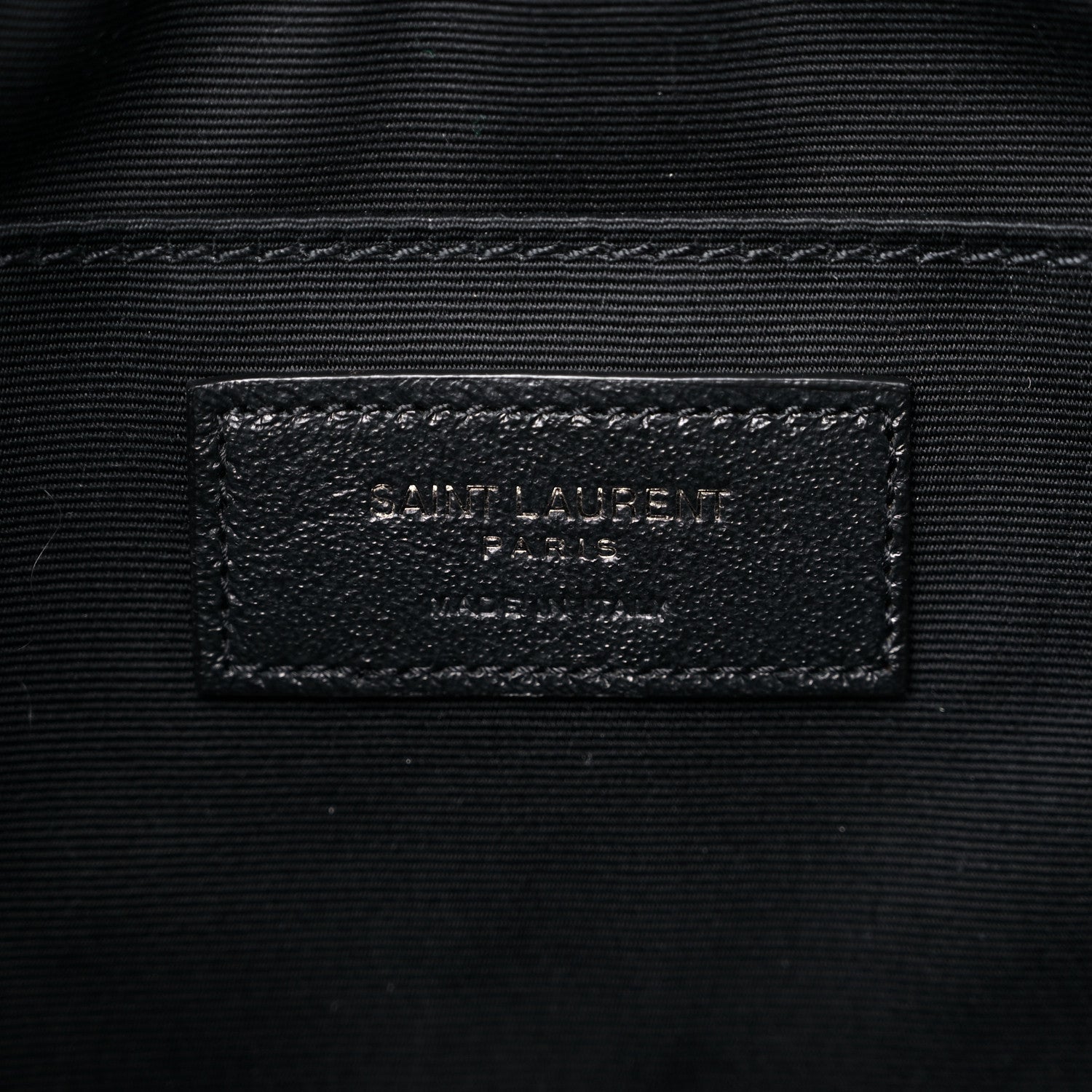 Saint Laurent Calfskin Matelasse Monogram Lou Camera Bag Black 6 of 9
