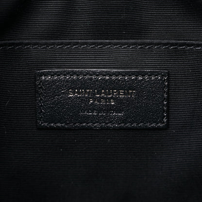 Saint Laurent Calfskin Matelasse Monogram Lou Camera Bag Black 6 of 9