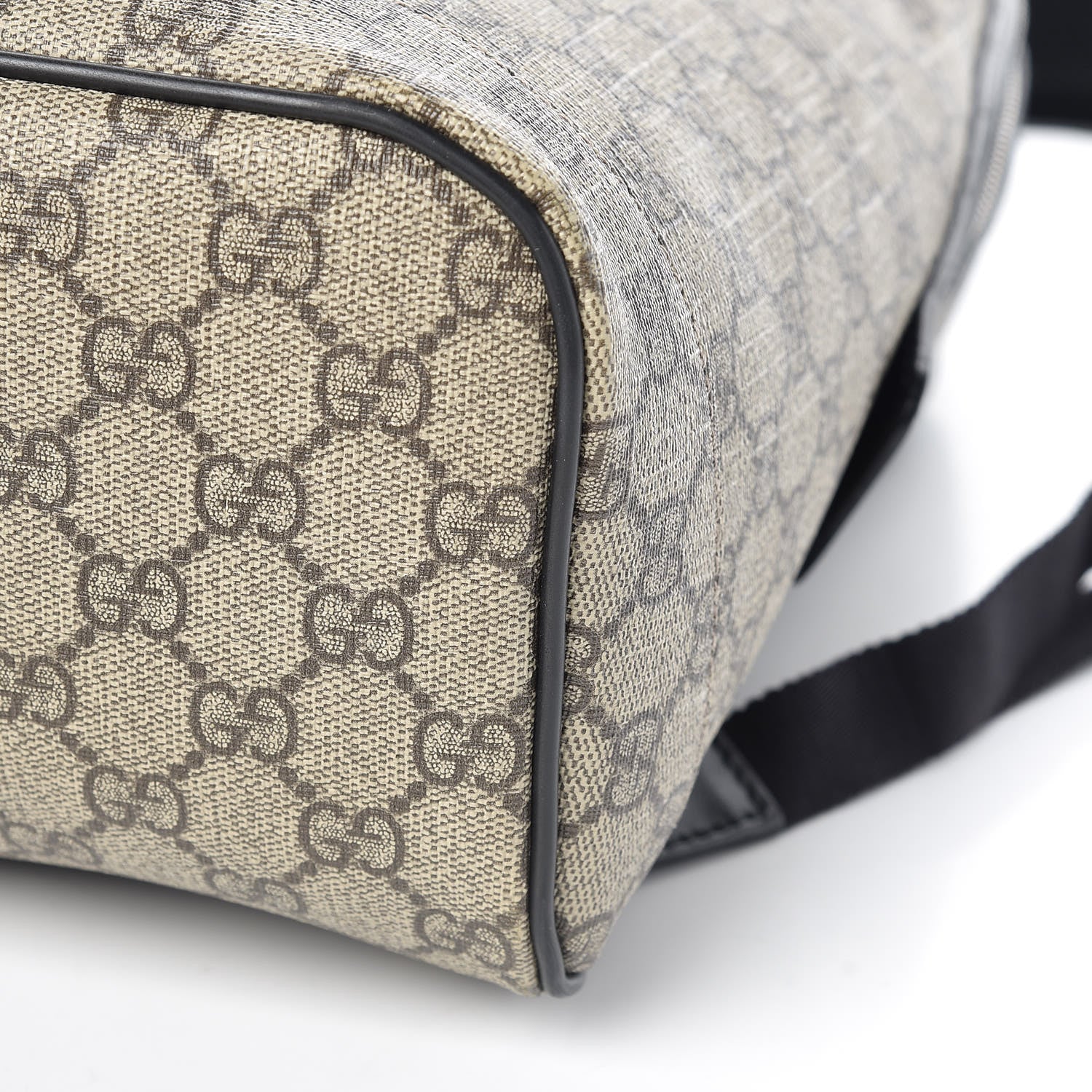 Gucci GG Supreme Monogram Web Dome Backpack Black 12 of 12