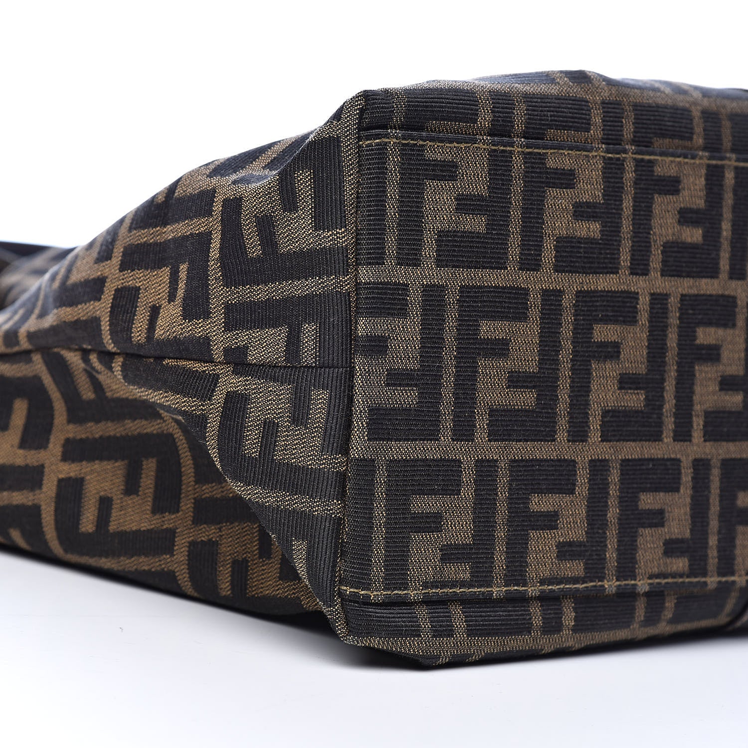 Fendi Zucca Large Zip Tote Tobacco 7 of 9