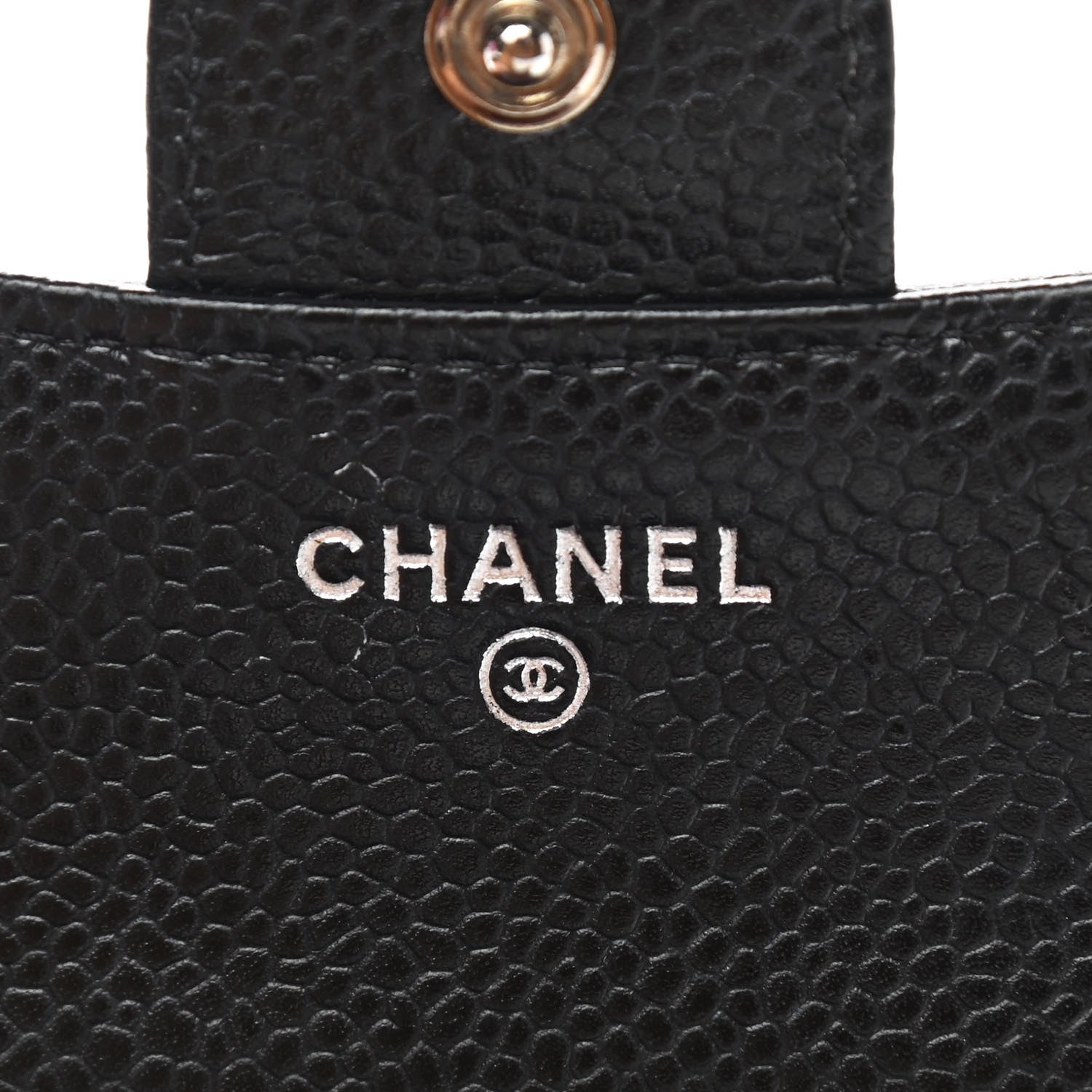 Chanel Caviar Quilted Compact Flap Wallet Black 6 of 11