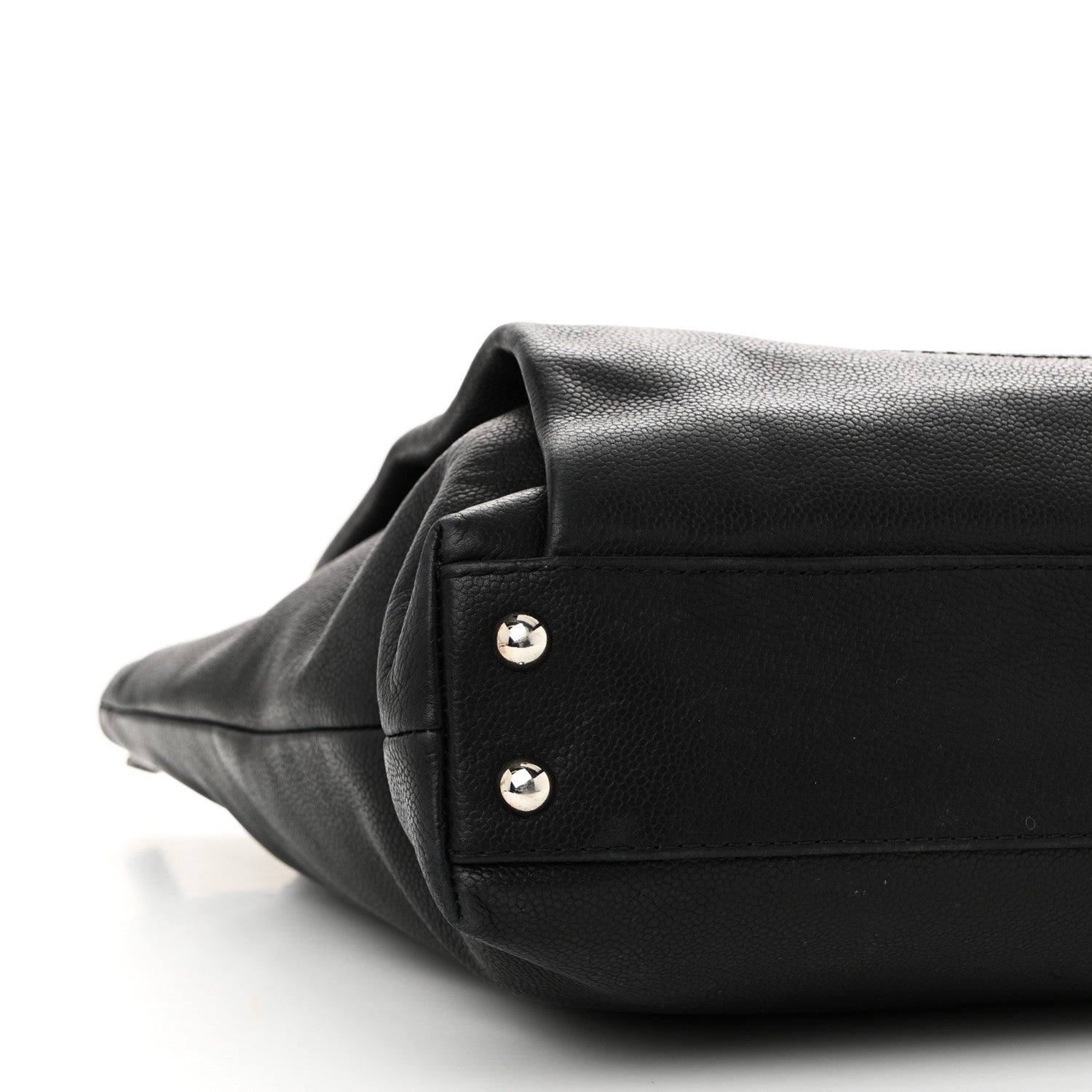 Chanel Caviar Large CC Tuck Tote Black 9 of 11