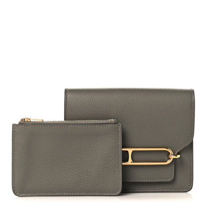 Hermes Evercolor Roulis Slim Wallet Gris Meyer 3 of 9
