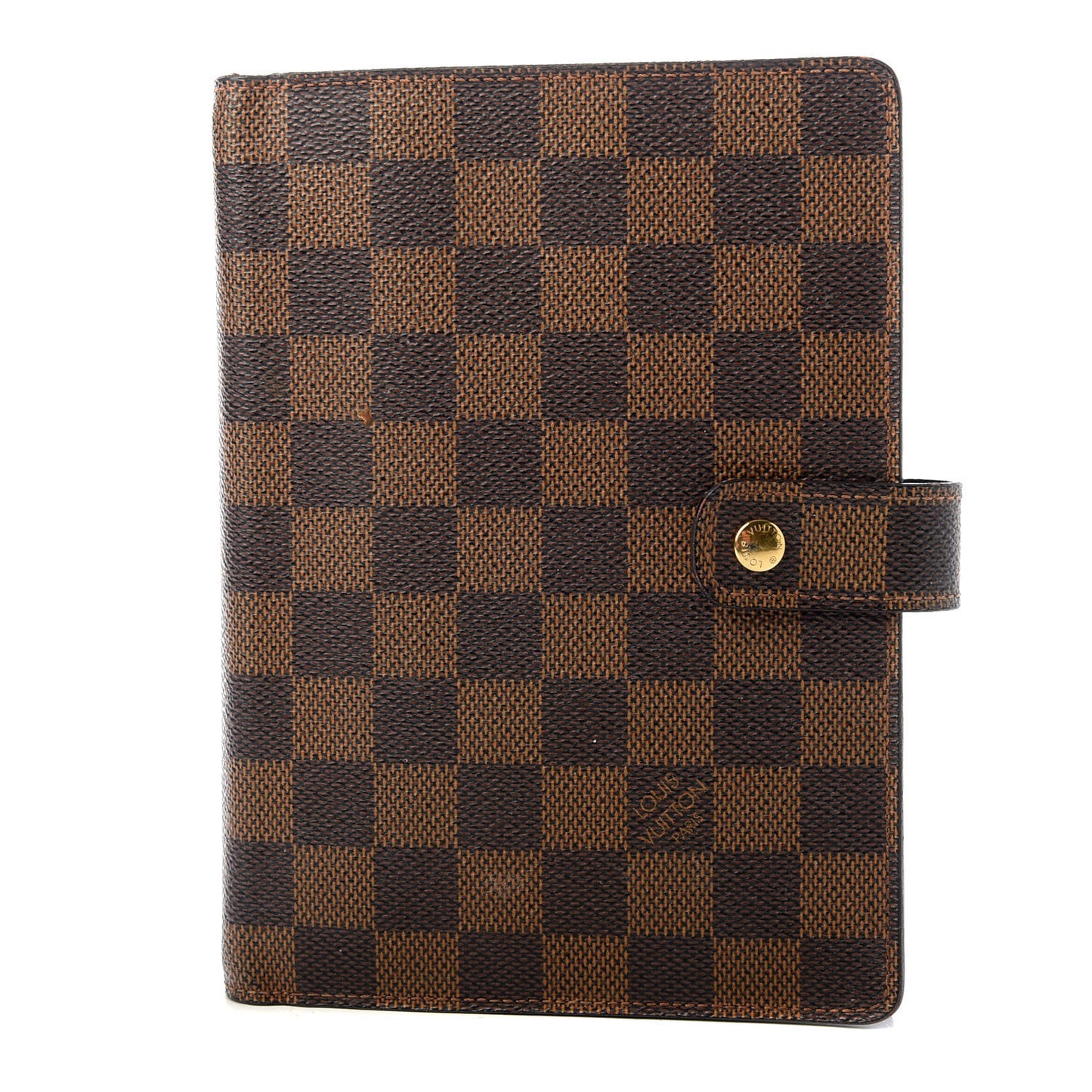 Damier Ebene Medium Ring Agenda Cover