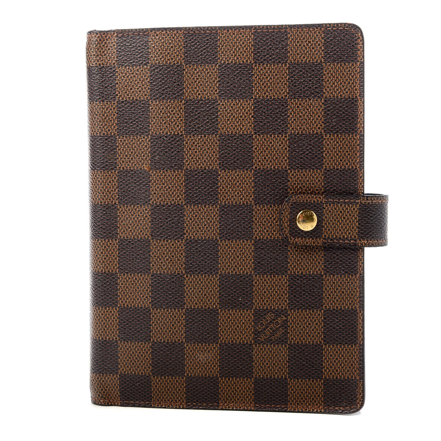 Louis Vuitton Damier Ebene Medium Ring Agenda Cover 1 of 6