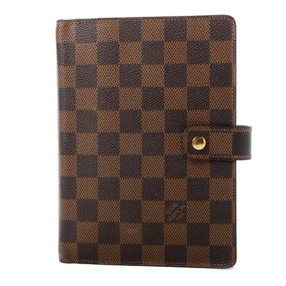 Louis Vuitton Damier Ebene Medium Ring Agenda Cover 1 of 6