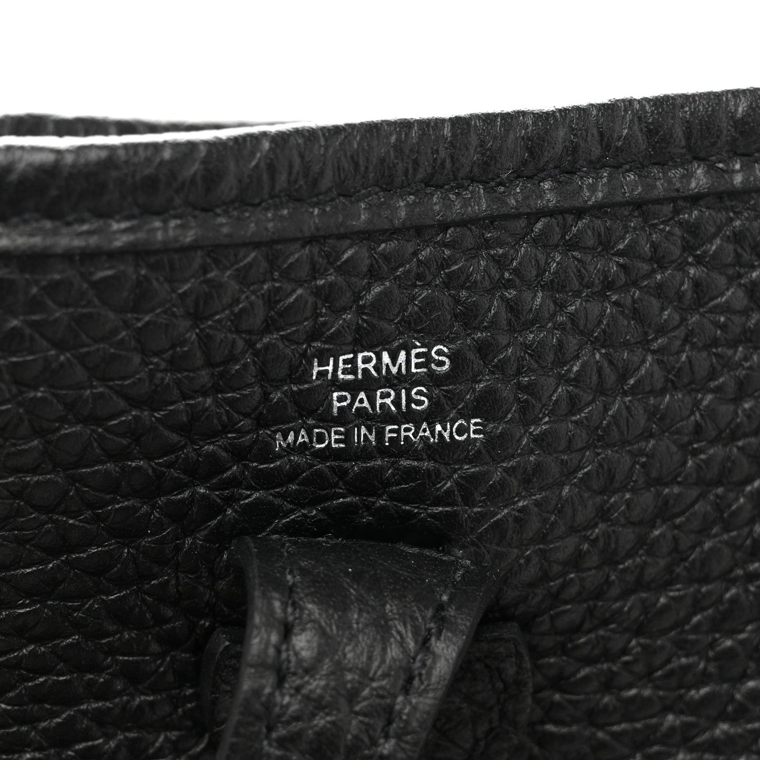 Hermes Taurillon Clemence Evelyne TPM Black 6 of 11