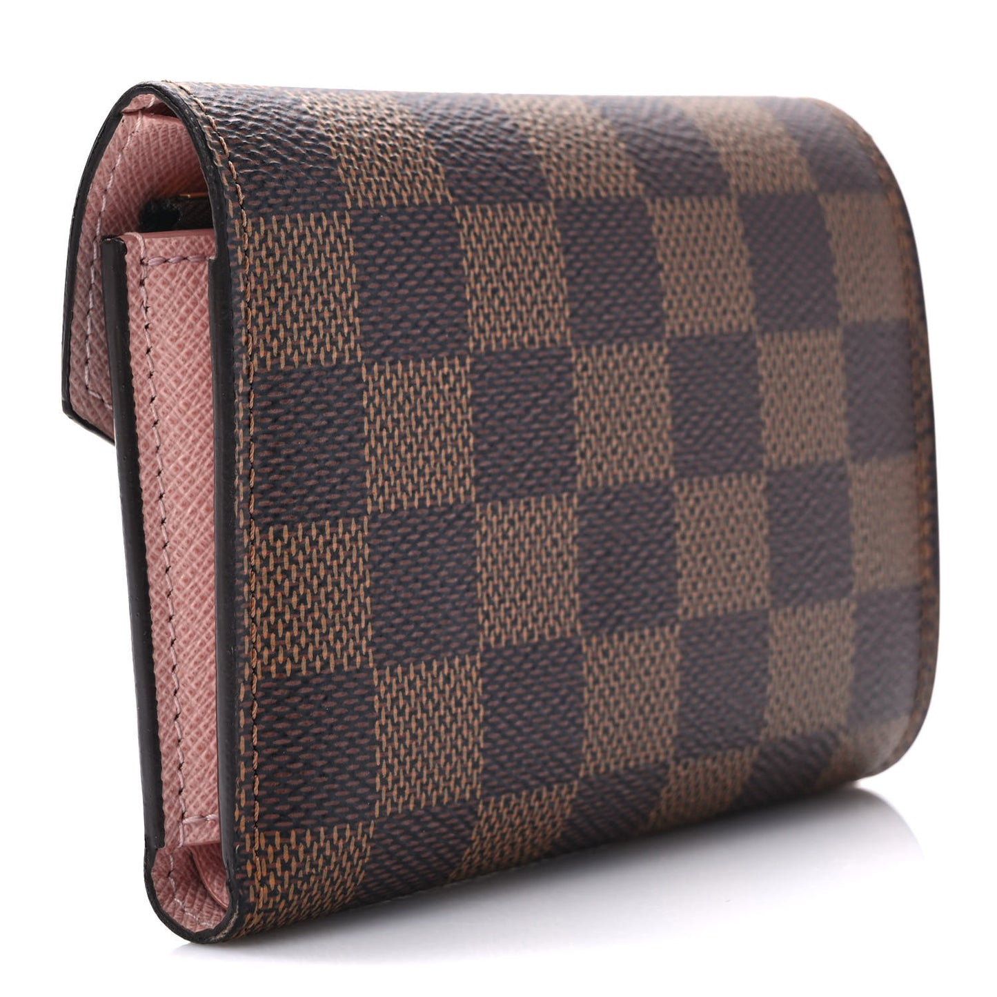 Damier Ebene Victorine Wallet Rose Ballerine