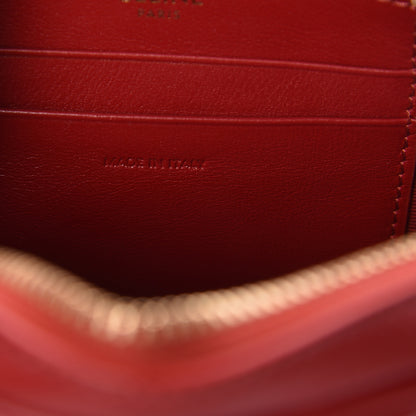 Celine Calfskin Quilted Small C Charm Bag Red 7 of 11