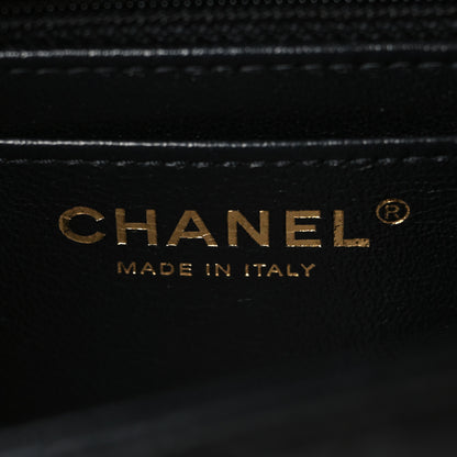 Chanel Lambskin Quilted Mini Square Flap Black 6 of 11