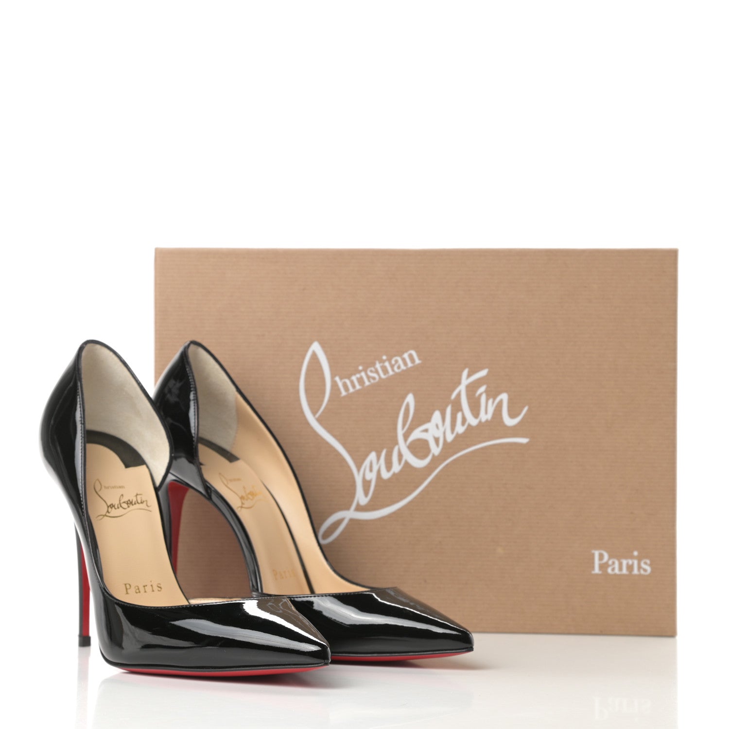Christian Louboutin Patent Iriza 100 Pumps 36 Black 10 of 10