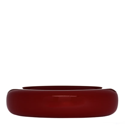Tiffany Lacquer Hardwood Elsa Peretti Doughnut Bangle Bracelet Red 2 of 3
