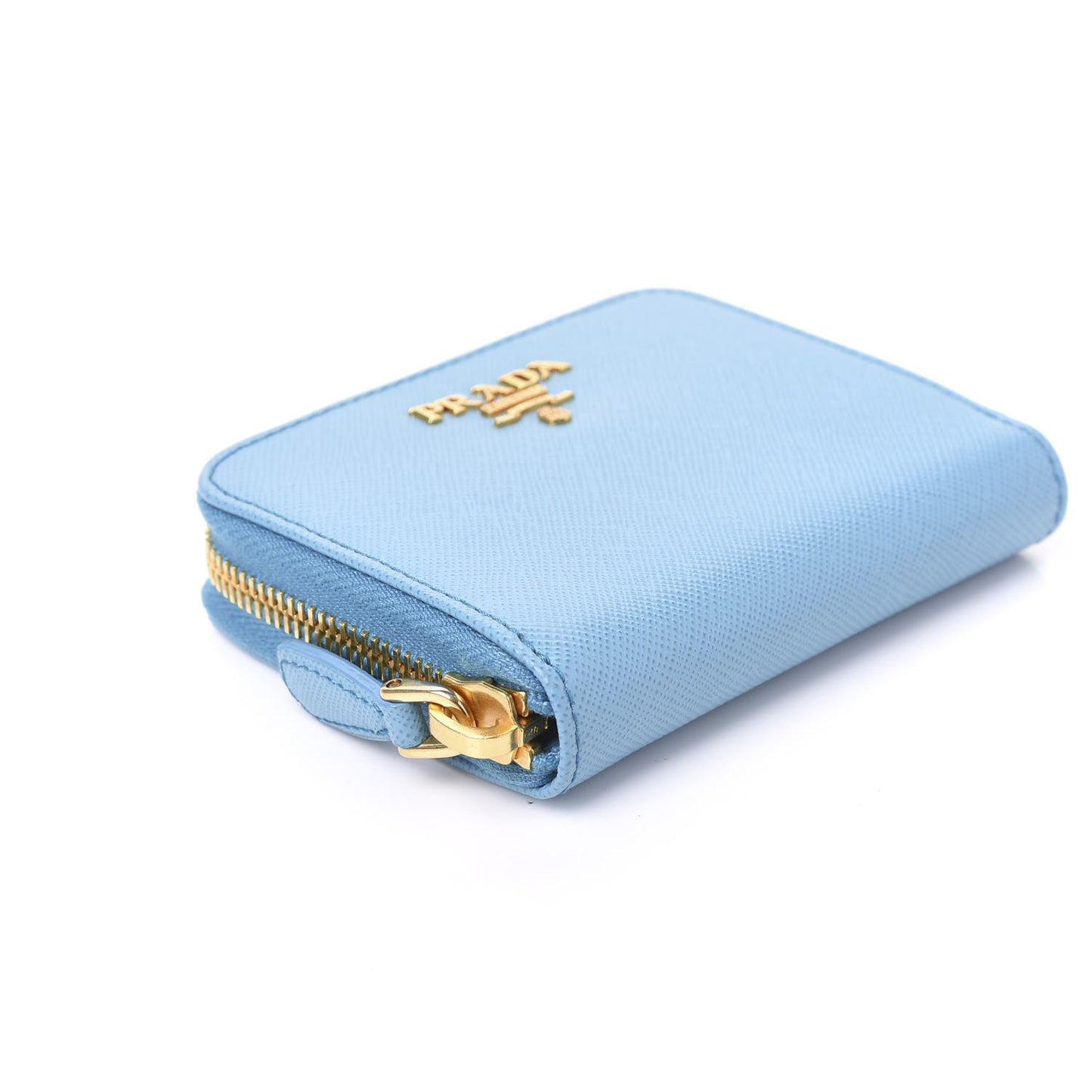 Saffiano Metal Zip Coin Purse Voyage