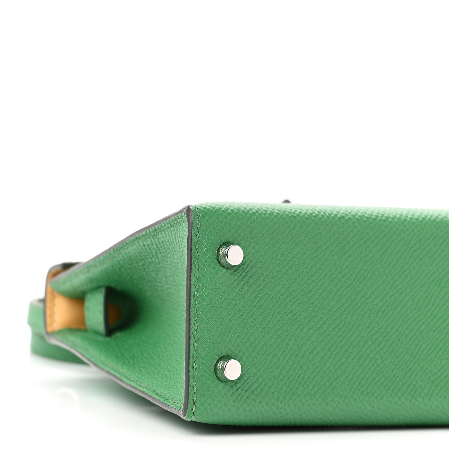 Epsom Mini Kelly Sellier 20 Cactus Paille