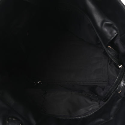 Chanel Coated Canvas Large Paris Biarritz Tote Black 6 of 11