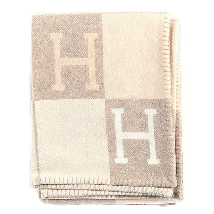 Hermes Wool Cashmere Avalon III Blanket Coco Camomille 1 of 3
