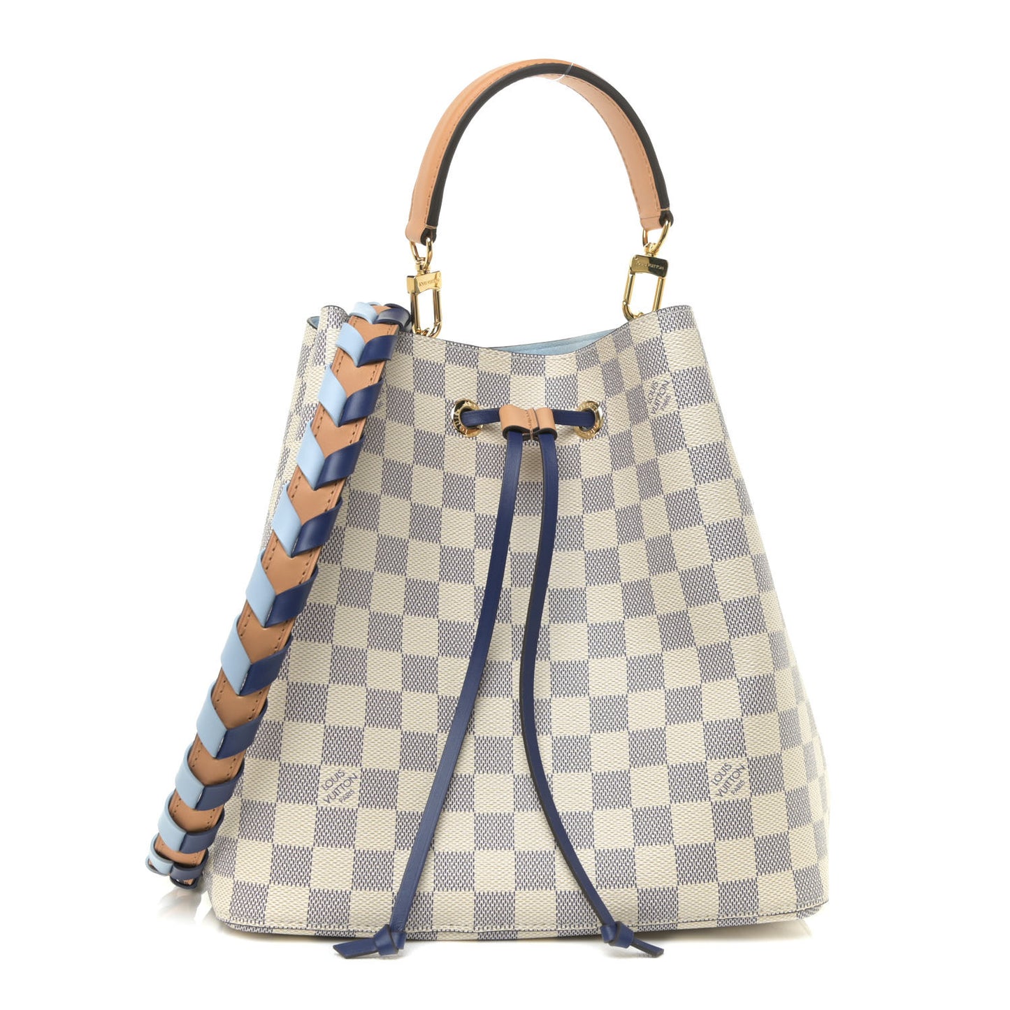 Damier Azur Braided Neonoe MM Blue