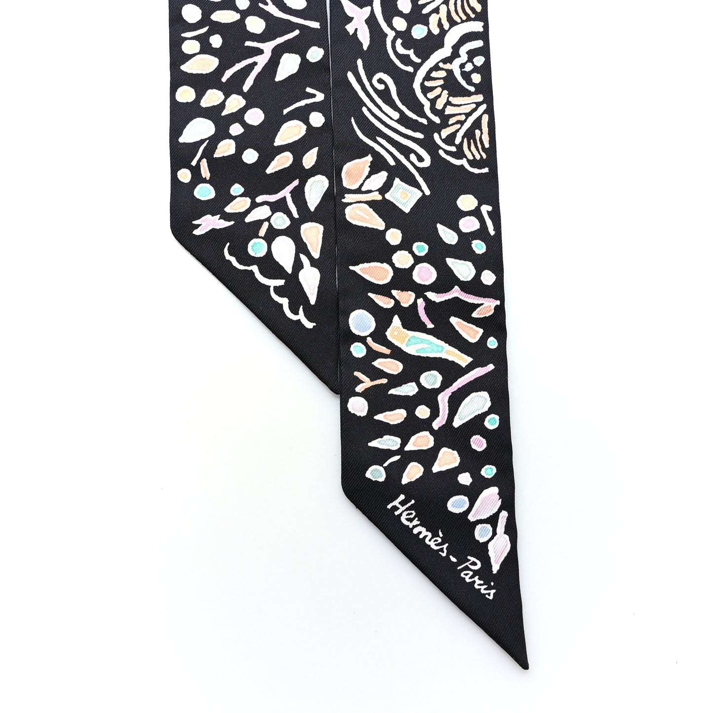 Silk Isola Di Primavera Twilly Black Vert Rose