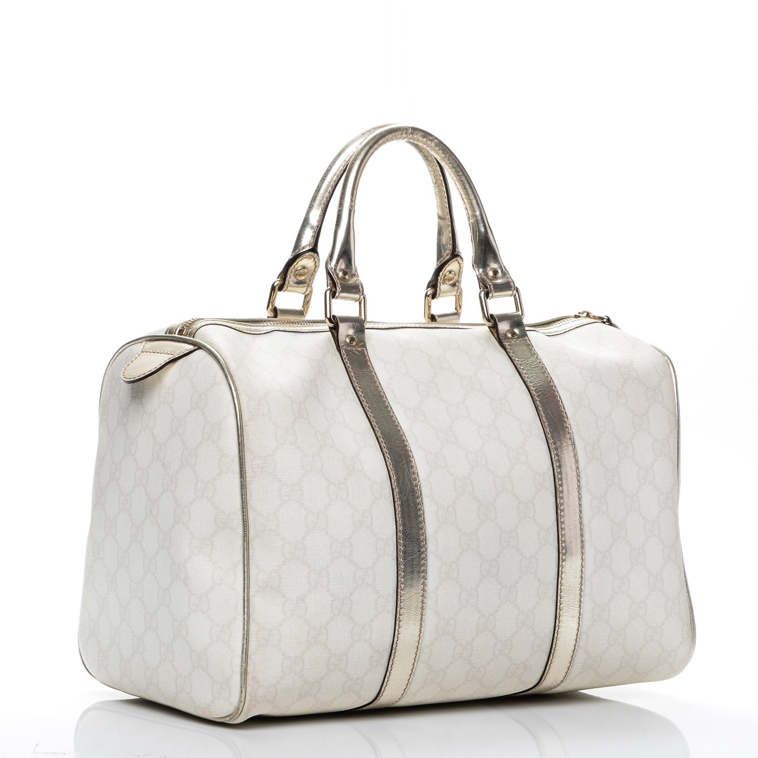 Gucci GG Plus Monogram Medium Joy Boston White 3 of 11