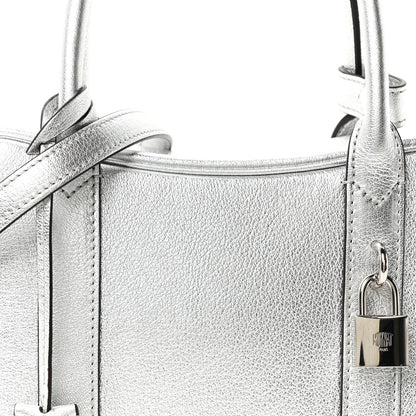 Moynat Metallic Chevre Mignon BB Silver 7 of 9