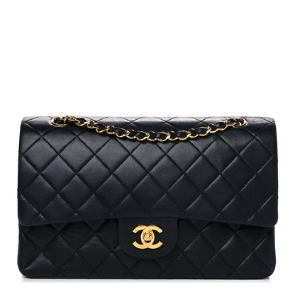 Chanel Lambskin Quilted Small Double Flap Black 1 of 18