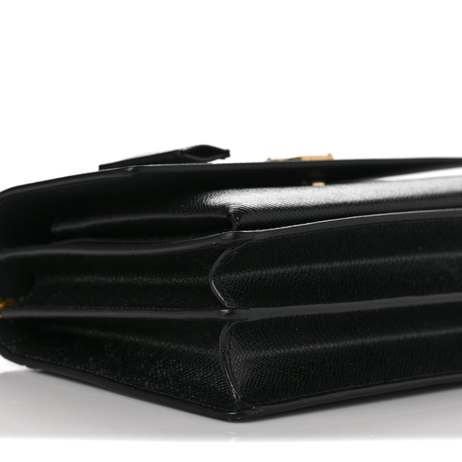 Saint Laurent Coated Bark Calfskin Medium Monogram Sunset Black 7 of 10