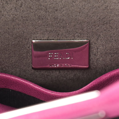 Fendi Nappa Micro Peekaboo Iconic Satchel Magenta 7 of 12