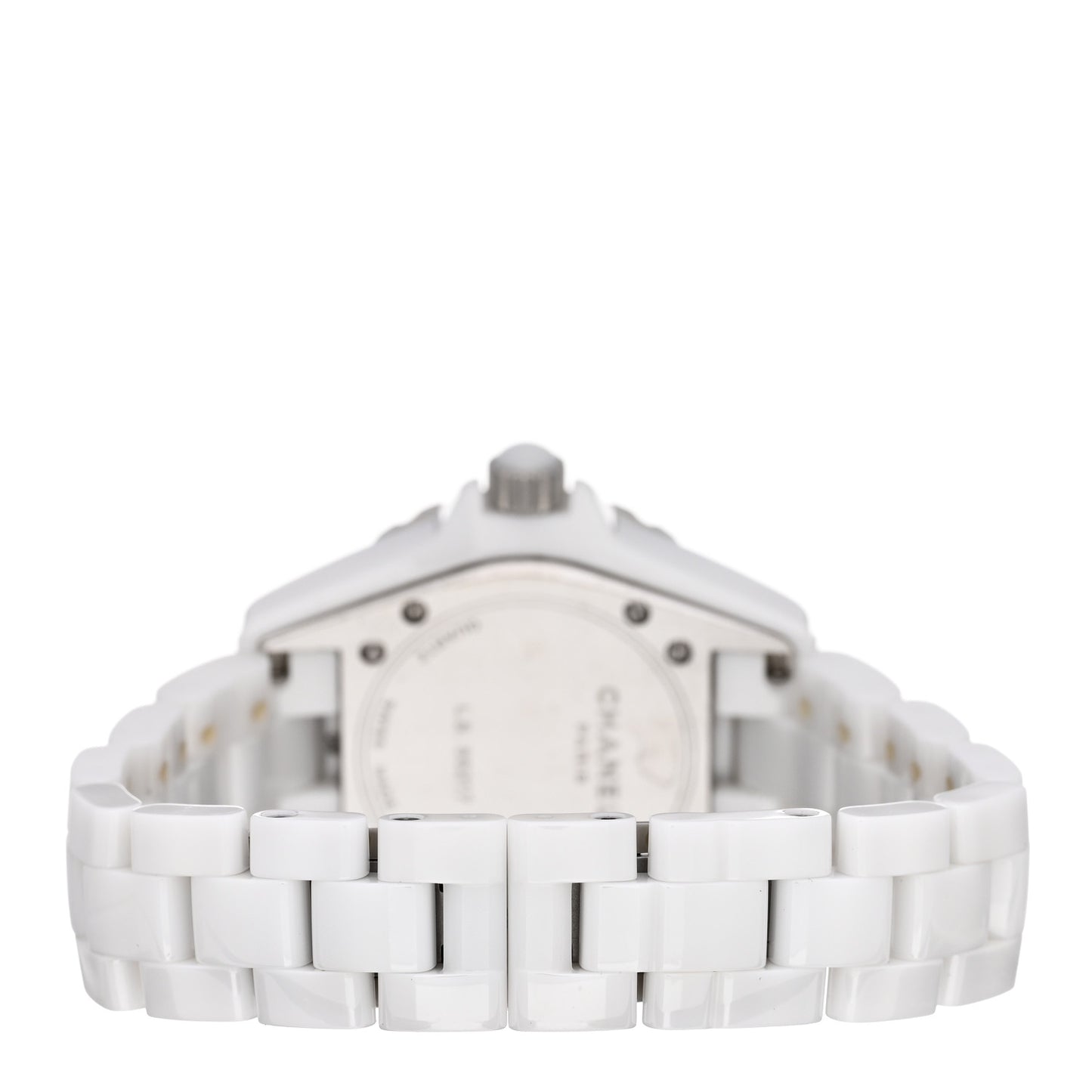 Stainless Steel Ceramic 33mm J12 Quartz Watch White