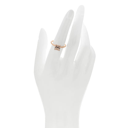 David Yurman 18K Rose Gold Diamond Morganite 7mm Chatelaine Ring 54 6.75 2 of 4
