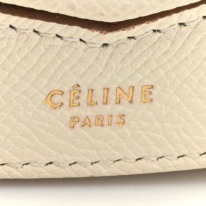 Celine Grained Calfskin Small Trotteur White 6 of 18