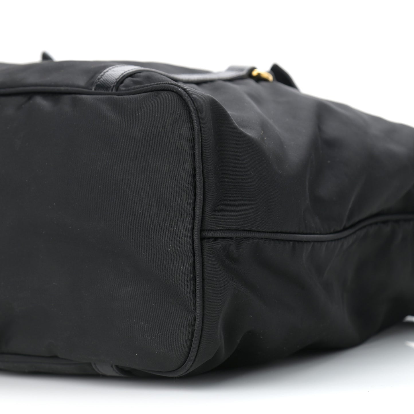 Tessuto Nylon Soft Calf Tote Black