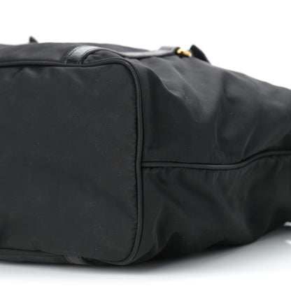 Prada Tessuto Nylon Soft Calf Tote Black 11 of 11