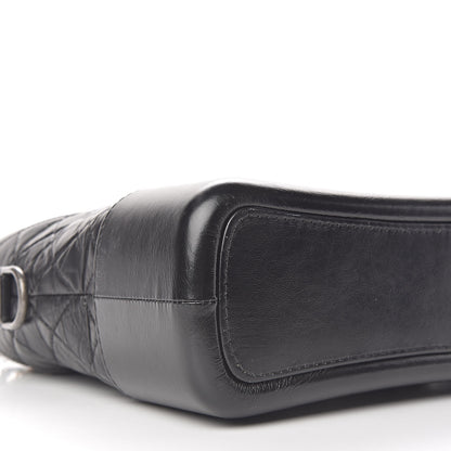 Chanel Aged Calfskin Quilted Medium Gabrielle Hobo Black 8 of 12